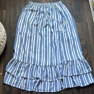 Jessica Johnson Stripped Skirt